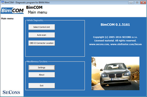 [BimCOM screenshot]