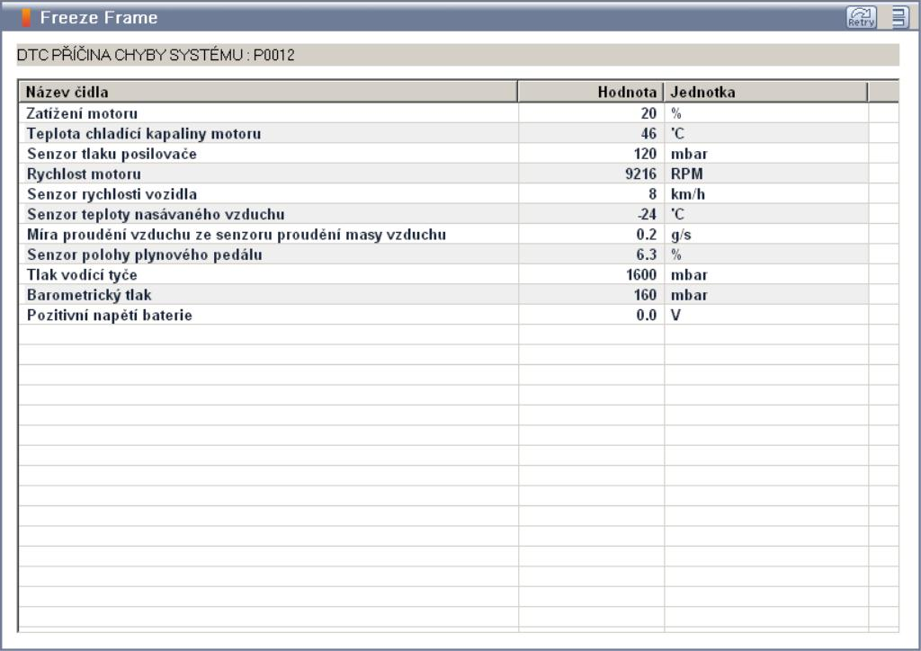 gds07: OBD-II diagnostic program screenshot
