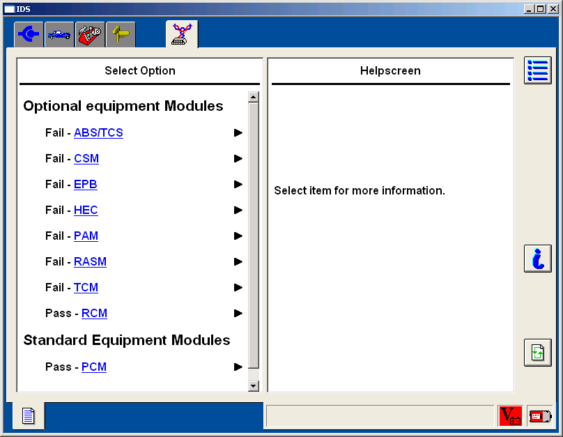 ids10: OBD-II diagnostic program screenshot