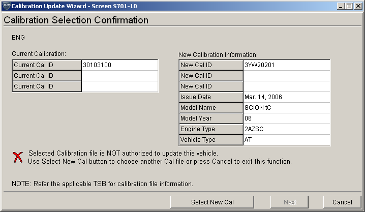 techstream14: OBD-II diagnostic program screenshot